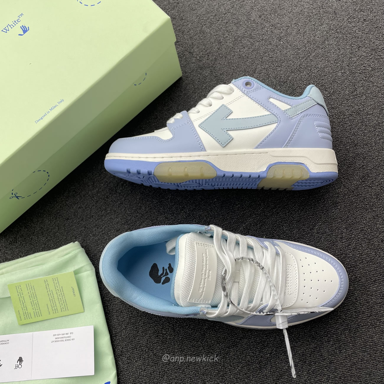 Off‑white Out Of Office Low White Light Blue Omia189 C99lea00 10140 (3) - www.newkick.vip